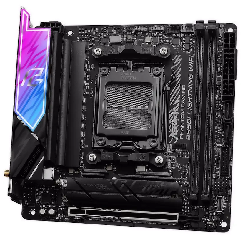 Montaje Placa Base ASRock B850I Lightning WIFI Madrid Informático Madrid - Montaje Placa Base ASRock B850I Lightning WIFI Madrid