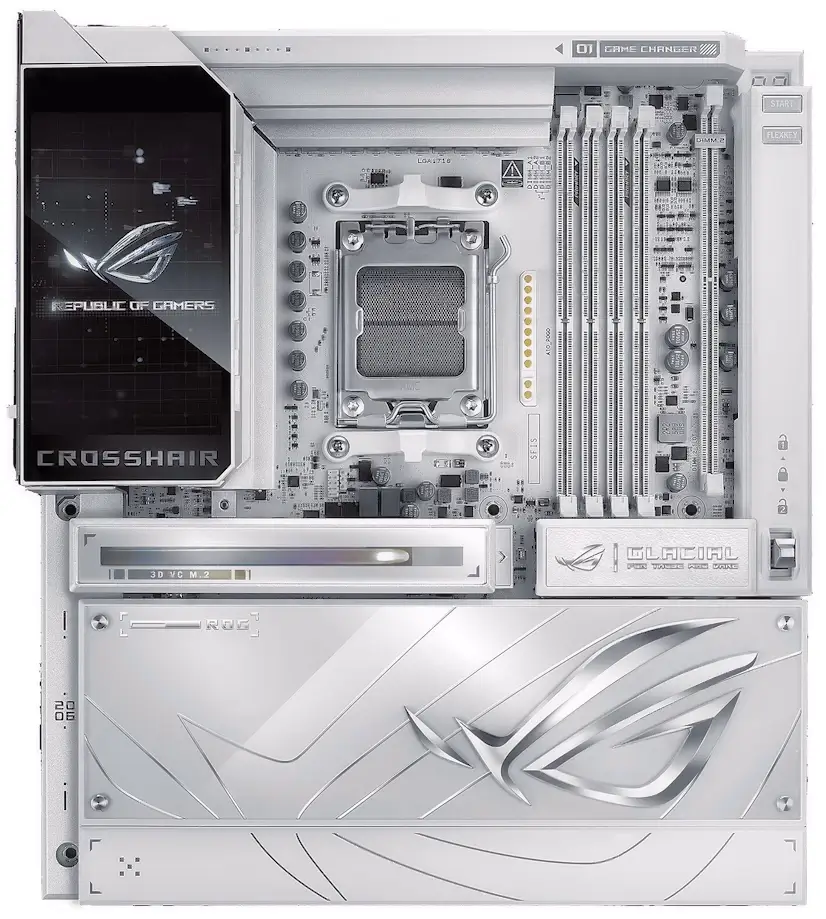 Montaje Placa Base ASUS ROG CROSSHAIR X870E GLACIAL Madrid Informático Madrid - Montaje Placa Base ASUS ROG CROSSHAIR X870E GLACIAL Madrid